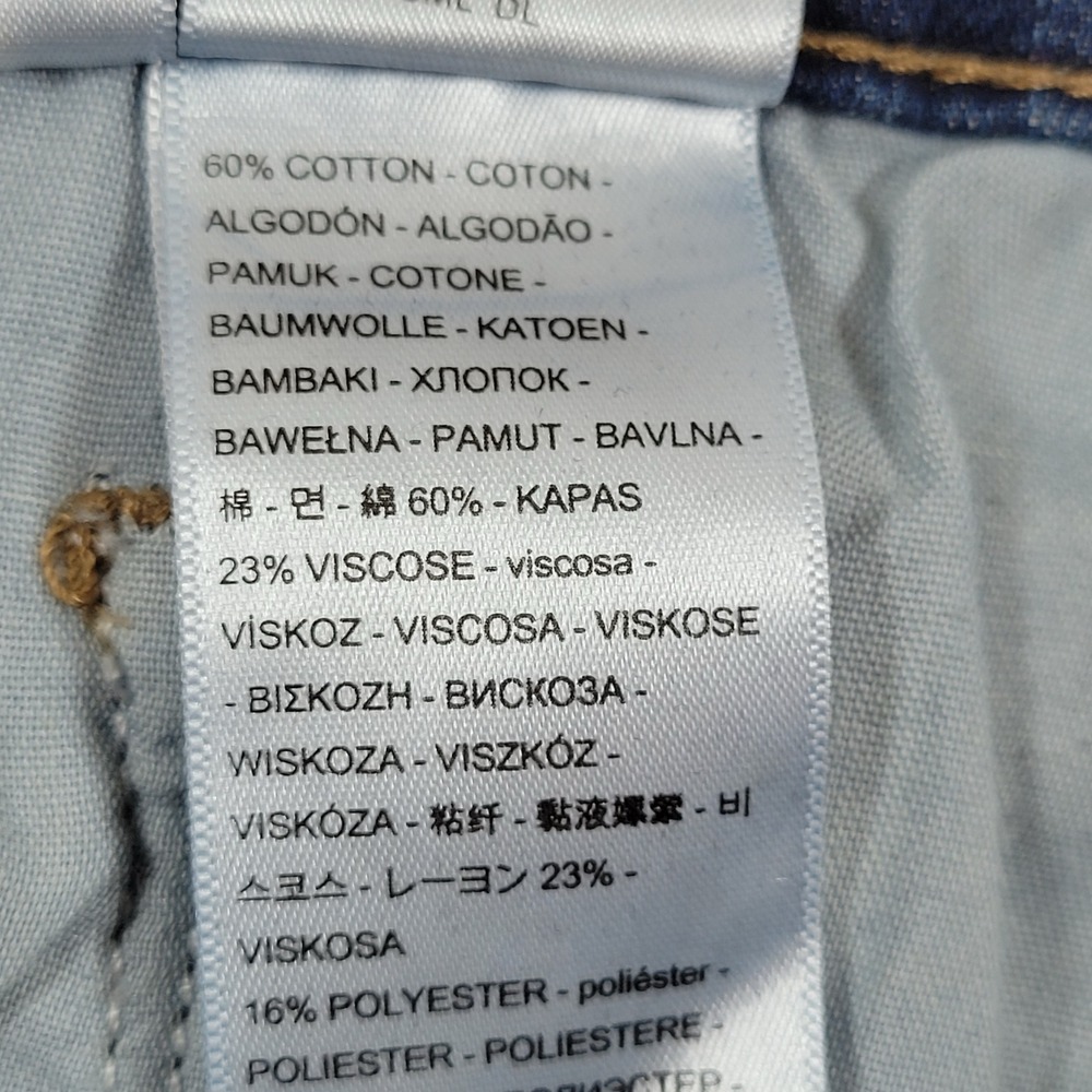 Levi's Classic Straight Jeans Women 12S Dark Blue Excellent 39250-0050 W31 L28 - Picture 10 of 11